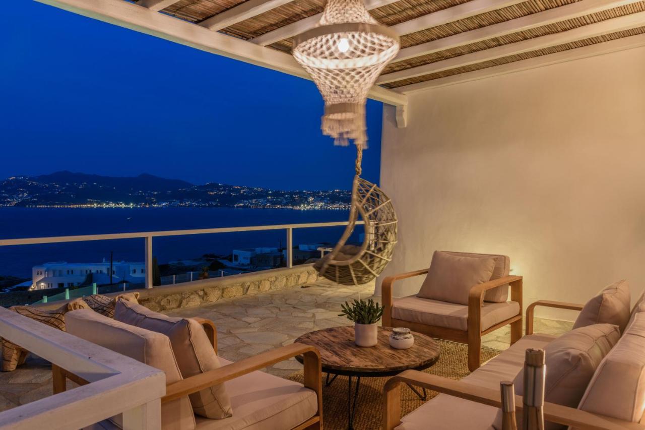 Cosset Villa Bohochic Sea&Harbourview And Sunset By One-Villas Ornos  Luaran gambar