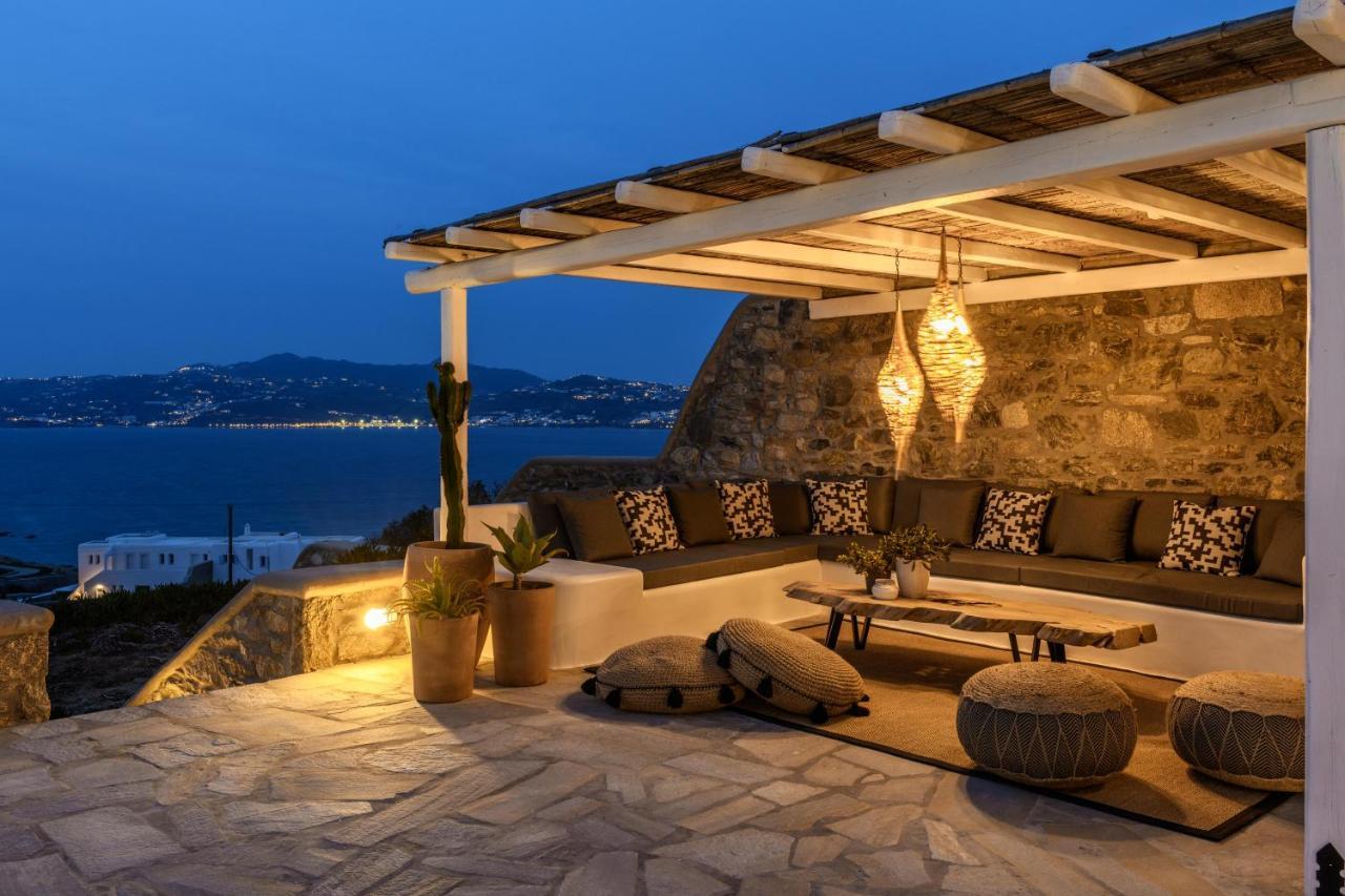 Cosset Villa Bohochic Sea&Harbourview And Sunset By One-Villas Ornos  Luaran gambar