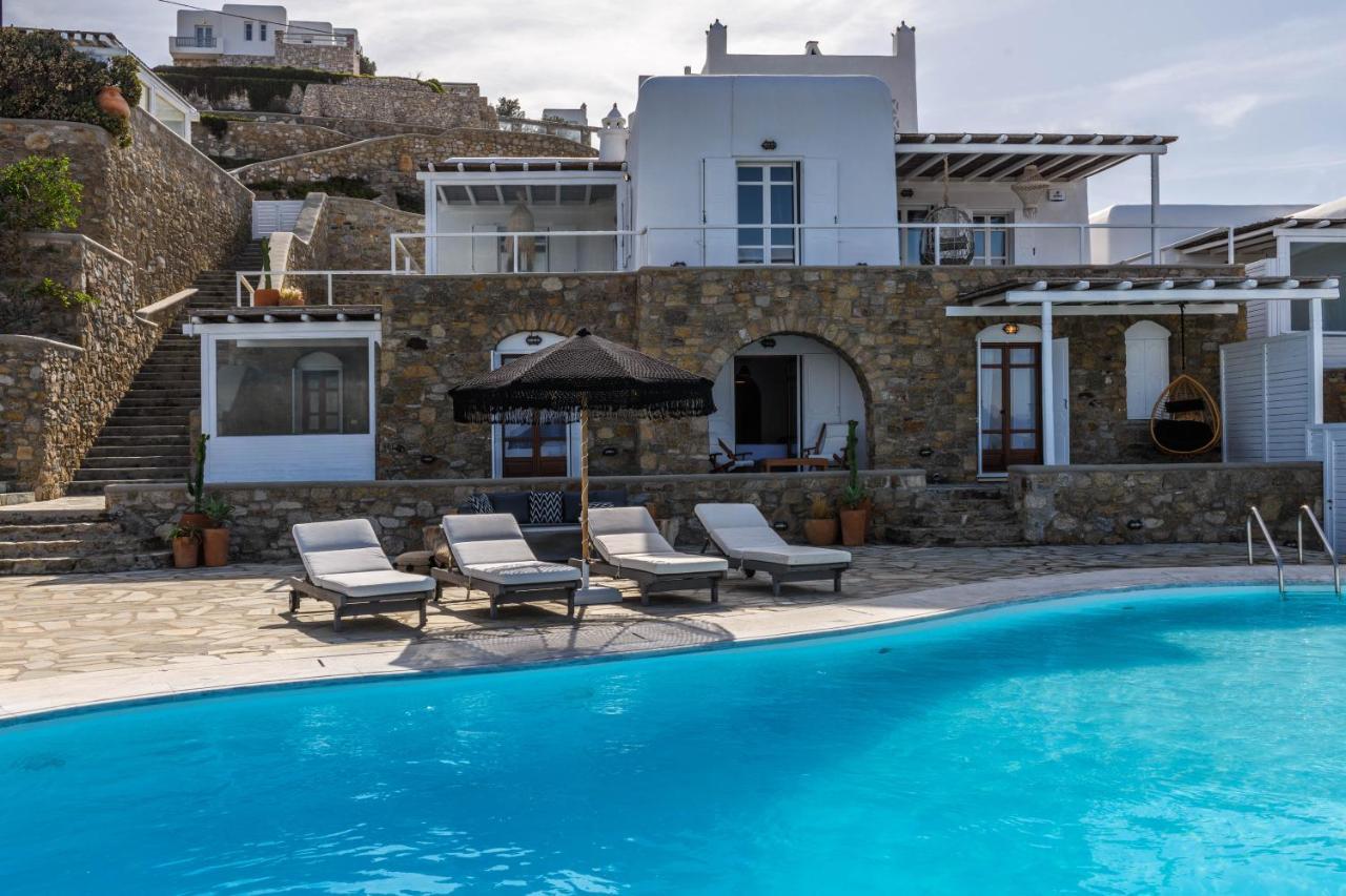 Cosset Villa Bohochic Sea&Harbourview And Sunset By One-Villas Ornos  Luaran gambar