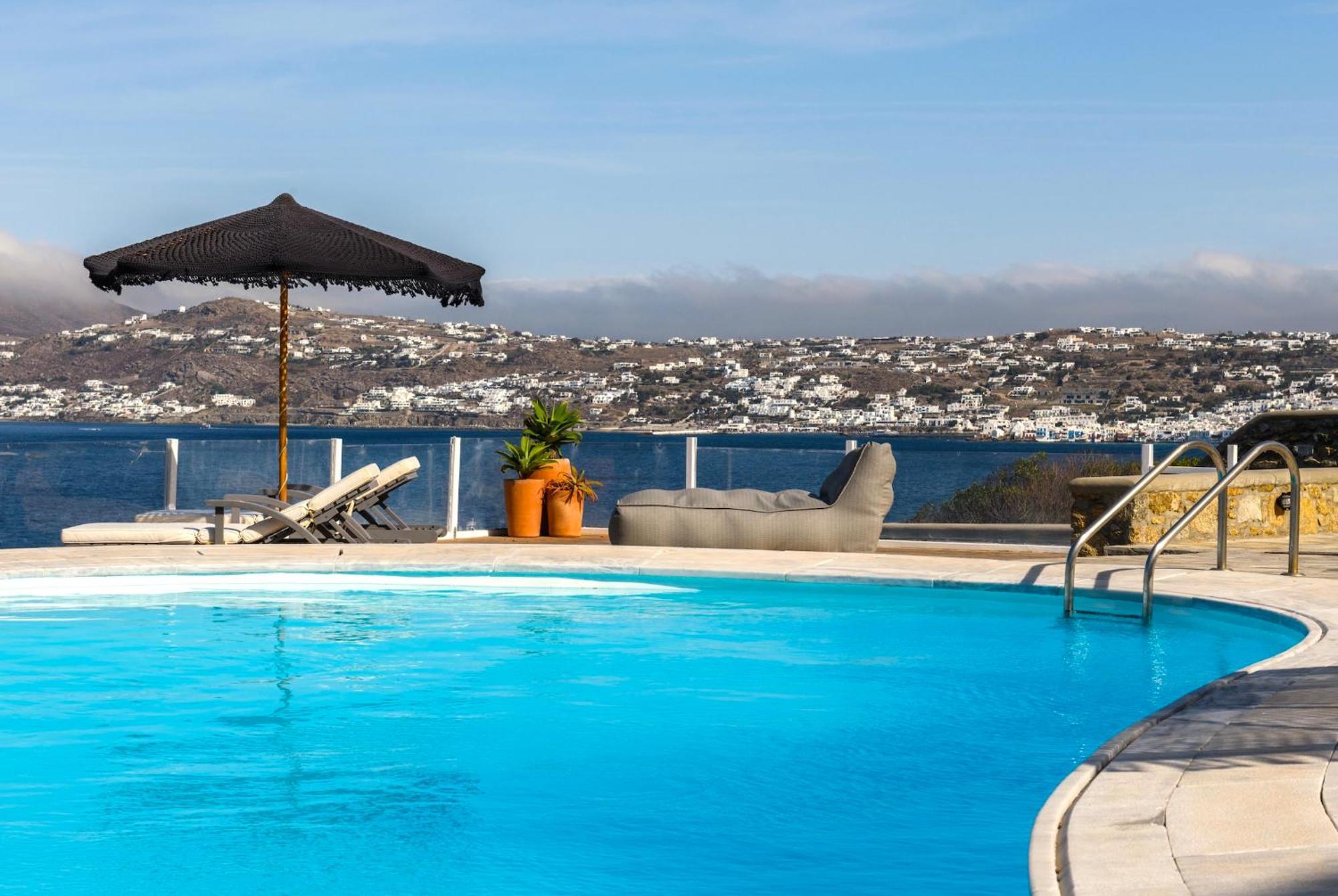 Cosset Villa Bohochic Sea&Harbourview And Sunset By One-Villas Ornos  Luaran gambar